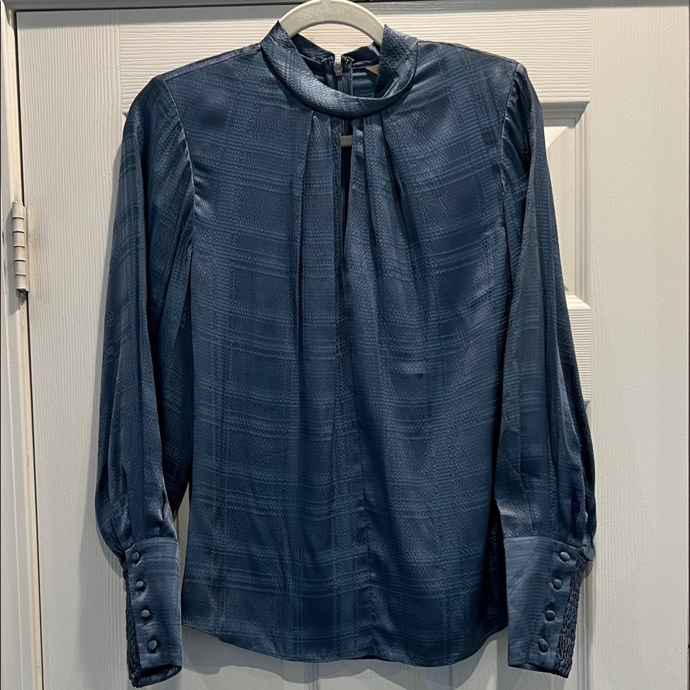 Rebecca Taylor Blue Denim Color silk